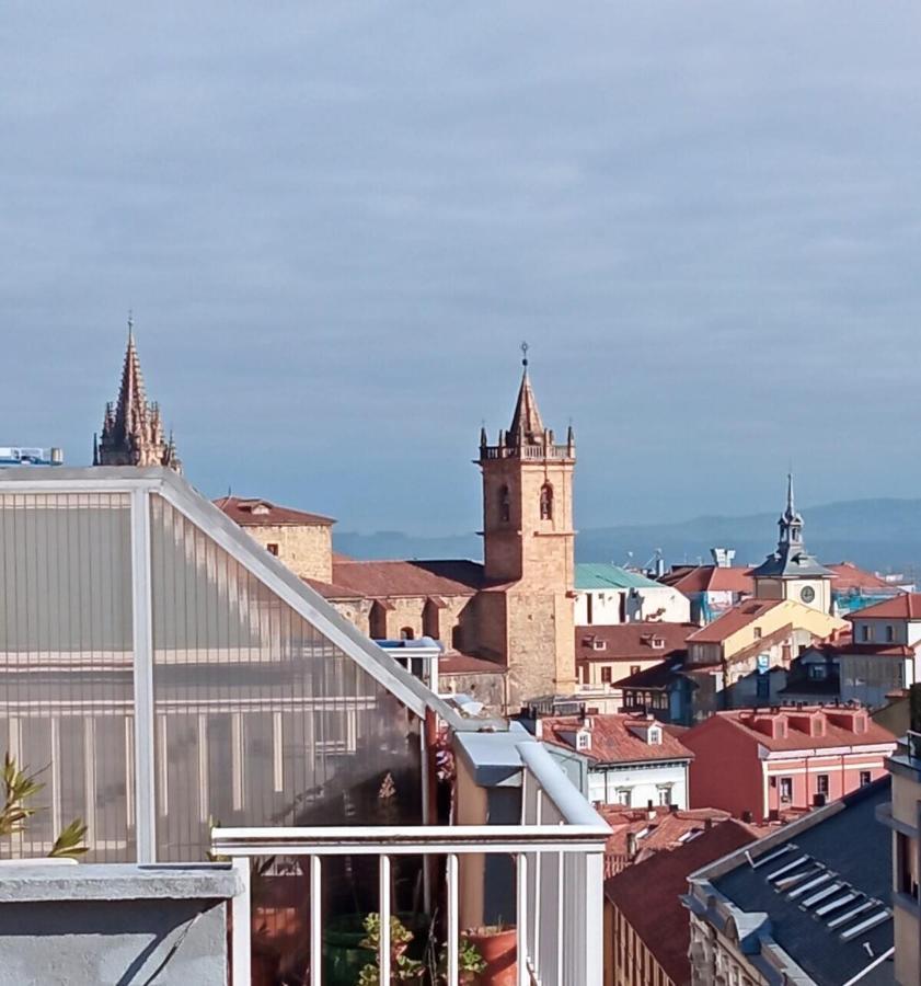 Atico Quintana I - Con Terraza, Vistas A La Ciudad, En El Centro, Con Wifi Y Garaje Apartament Oviedo